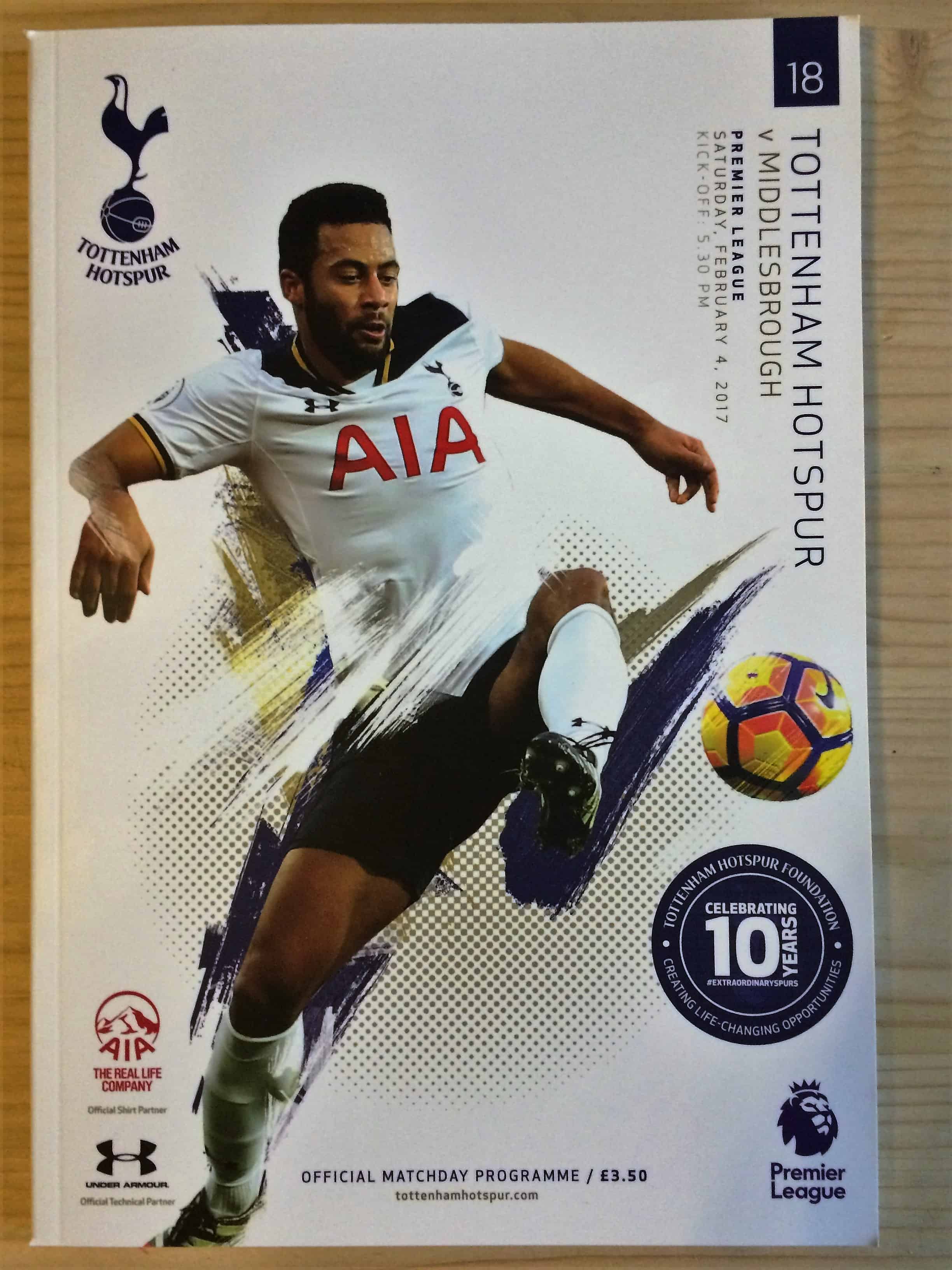 Tottenham Hotspur FC v Middlesbrough FC